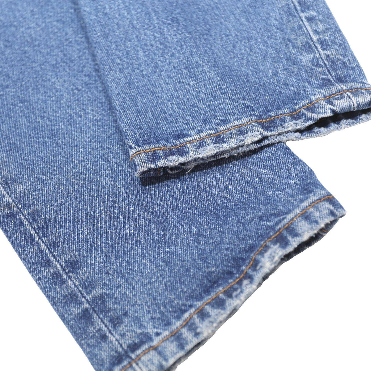 LEVI'S Womens 501 Jeans Blue Regular Straight Denim Medium W24 L30 Distressed