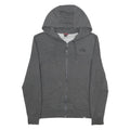 THE NORTH FACE Mens Grey Full Zip Hoodie S Cotton Blend Casual