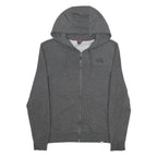 THE NORTH FACE Mens Grey Full Zip Hoodie S Cotton Blend Casual