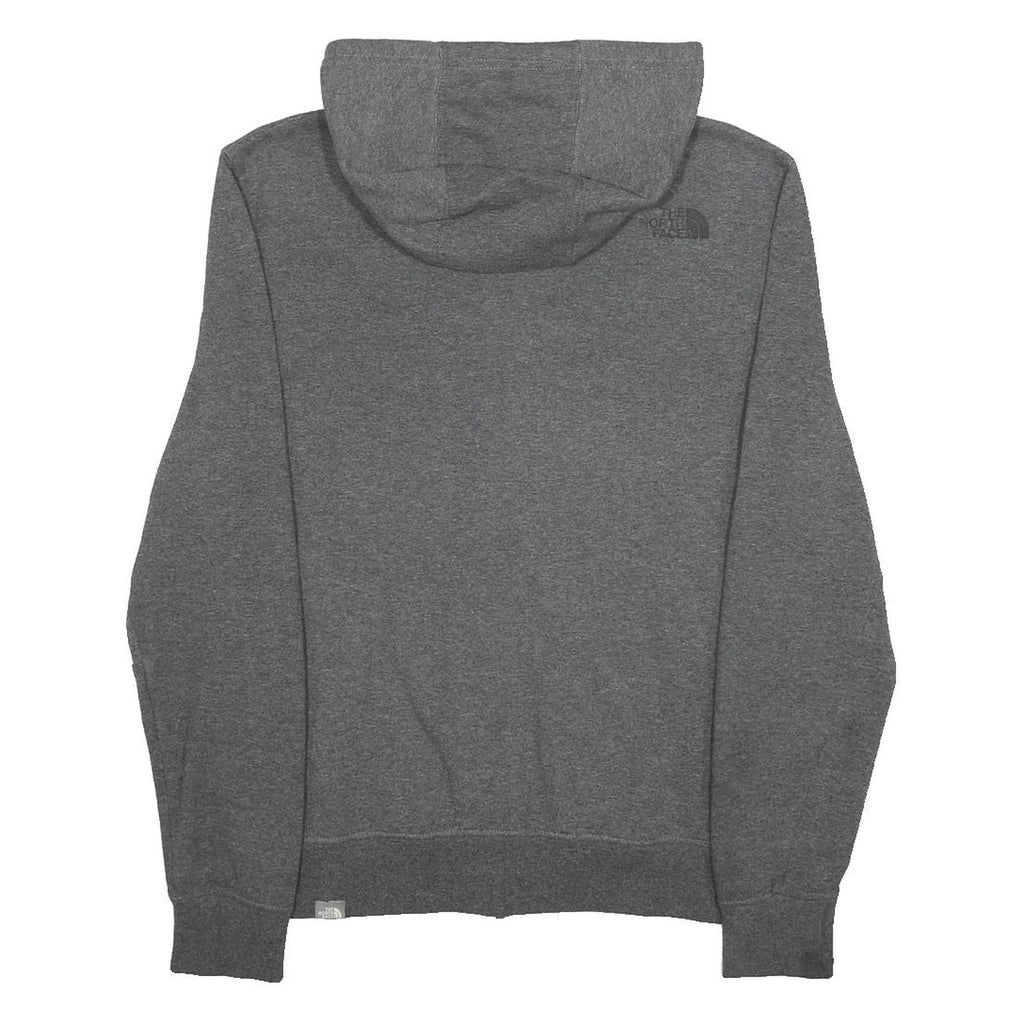 THE NORTH FACE Mens Grey Full Zip Hoodie S Cotton Blend Casual