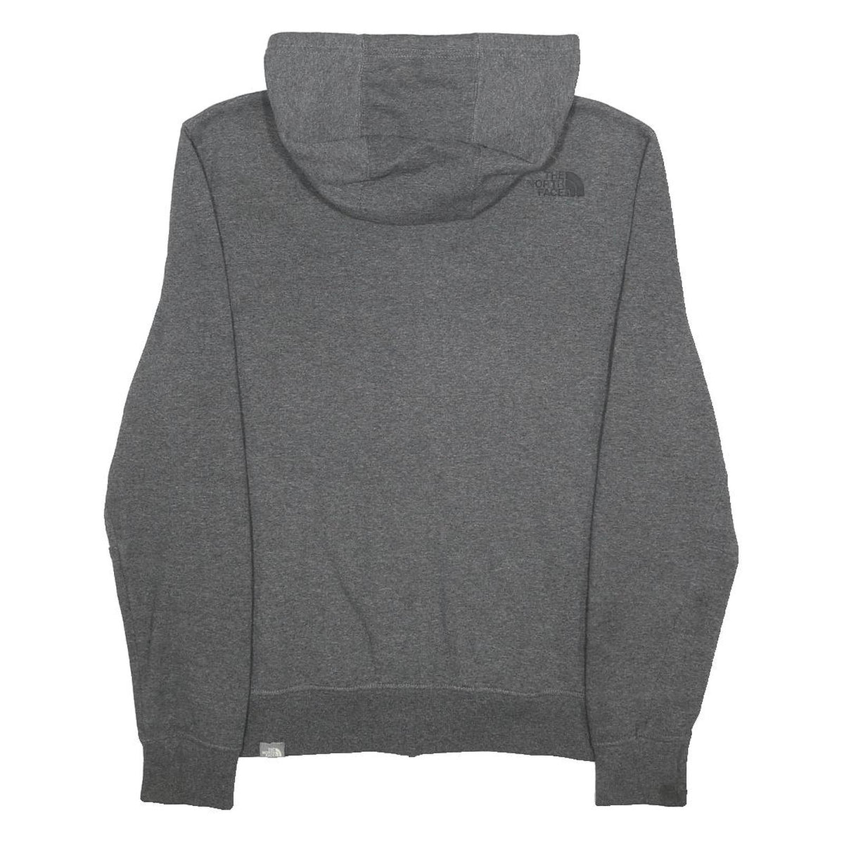THE NORTH FACE Mens Grey Full Zip Hoodie S Cotton Blend Casual