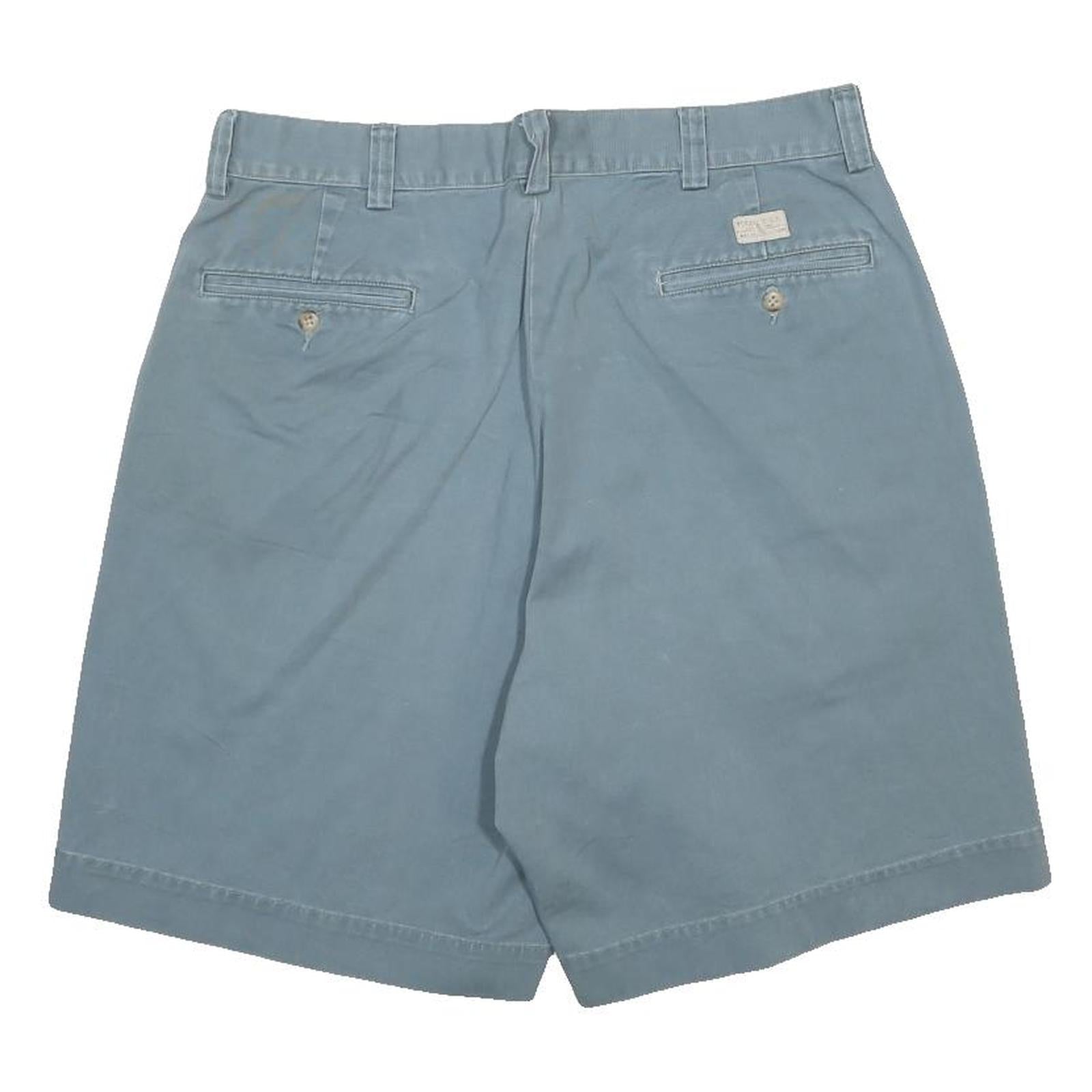 POLO RALPH LAUREN Mens Shorts Blue Casual Plain M W34 Classic Cotton