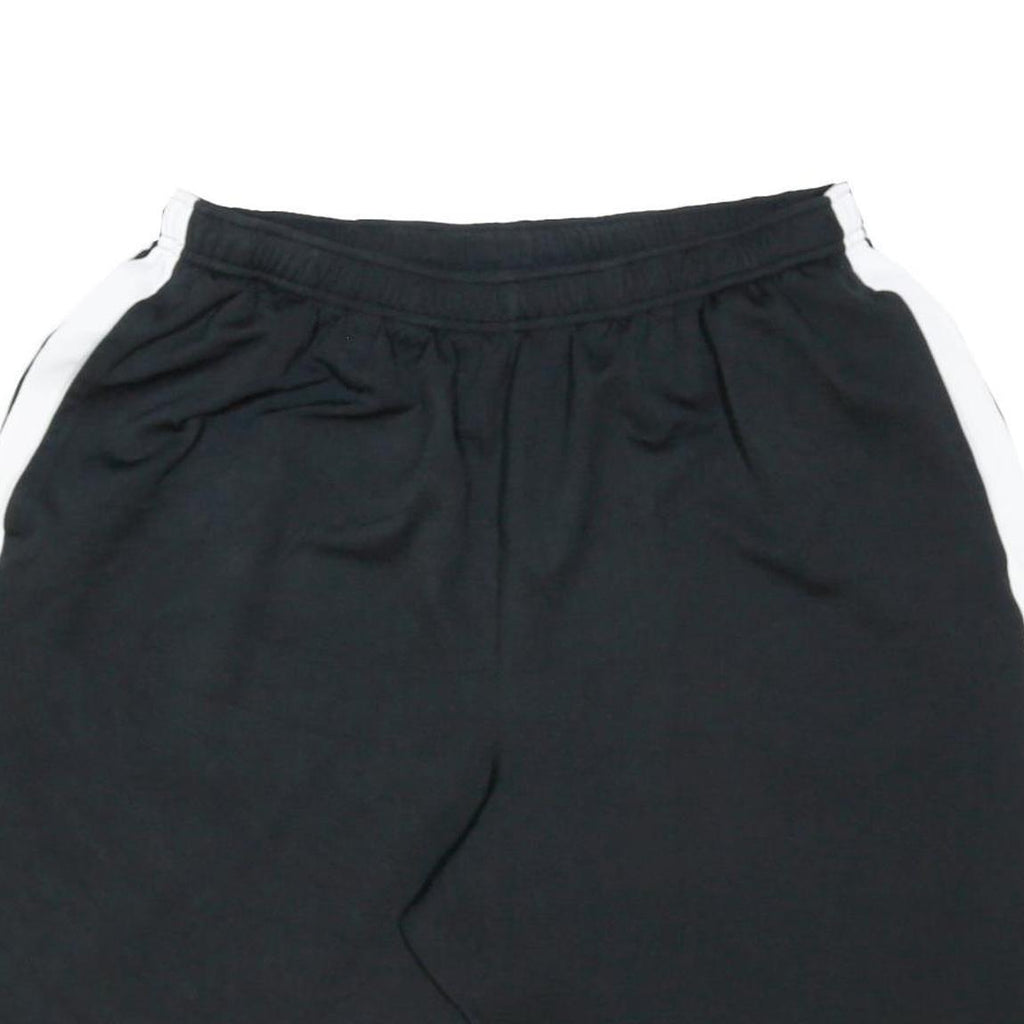 NIKE Mens Shorts Black & White Sports Casual XL W32 Polyester Athletic Gym