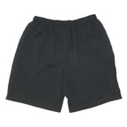 NIKE Mens Shorts Black & White Sports Casual XL W32 Polyester Athletic Gym