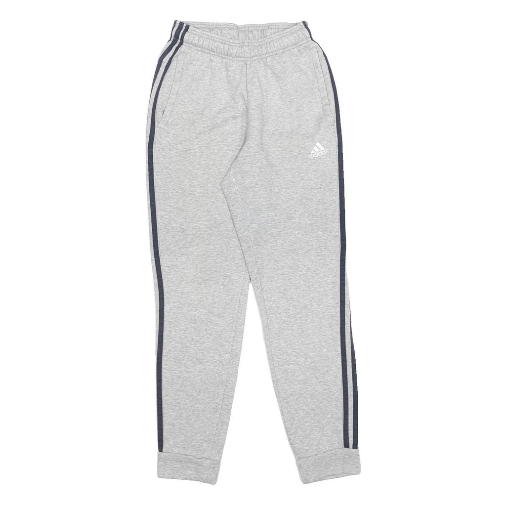 ADIDAS Womens Joggers Grey & Dark Blue XS W20 L27 Slim Tapered Fit Comfortable