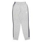 ADIDAS Womens Joggers Grey & Dark Blue XS W20 L27 Slim Tapered Fit Comfortable