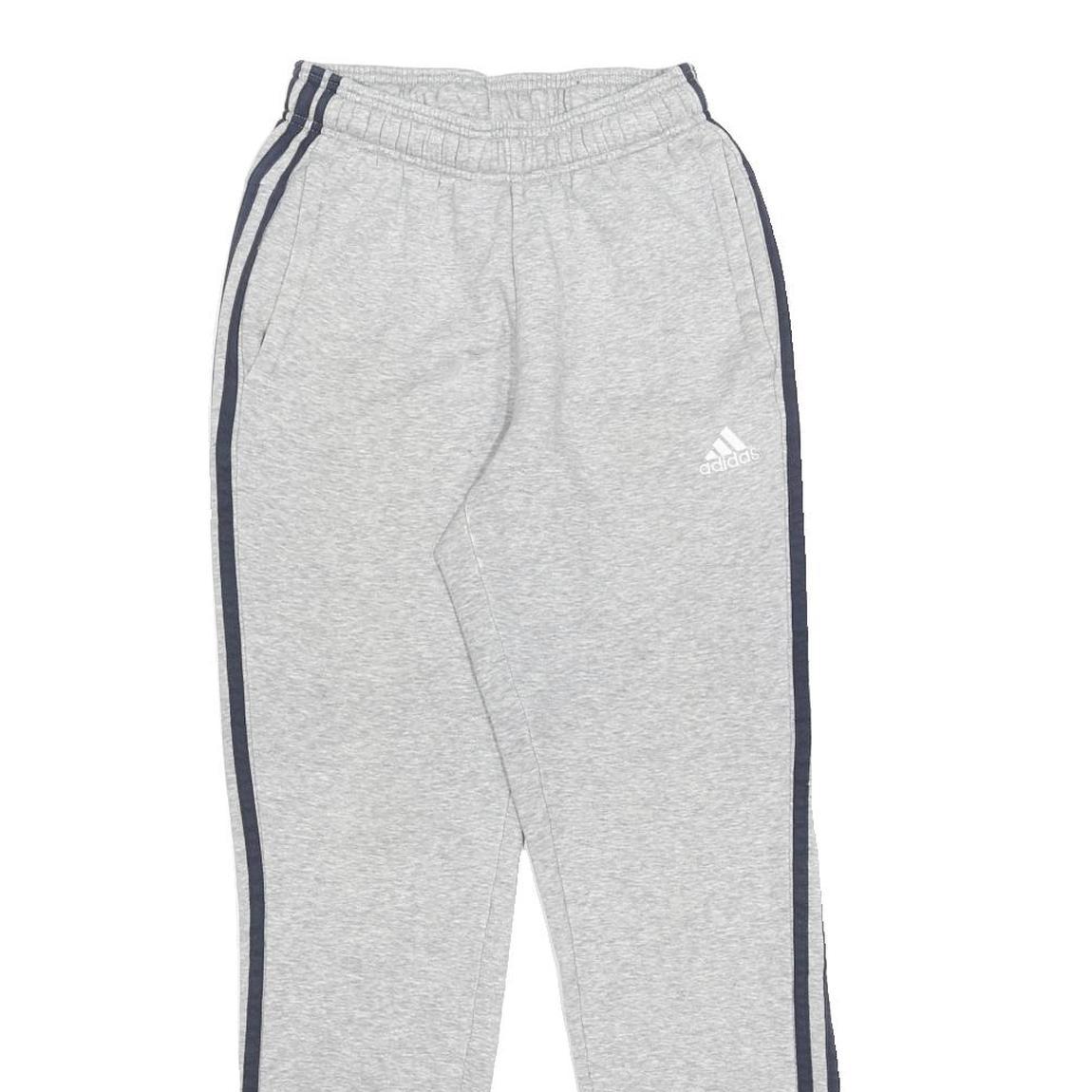 ADIDAS Womens Joggers Grey & Dark Blue XS W20 L27 Slim Tapered Fit Comfortable