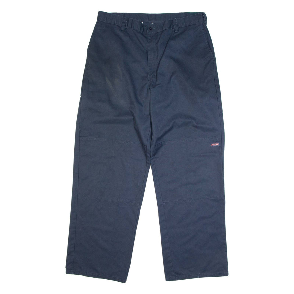 DICKIES Chino Style Workwear Mens Trousers Blue Classic Straight W35 L31