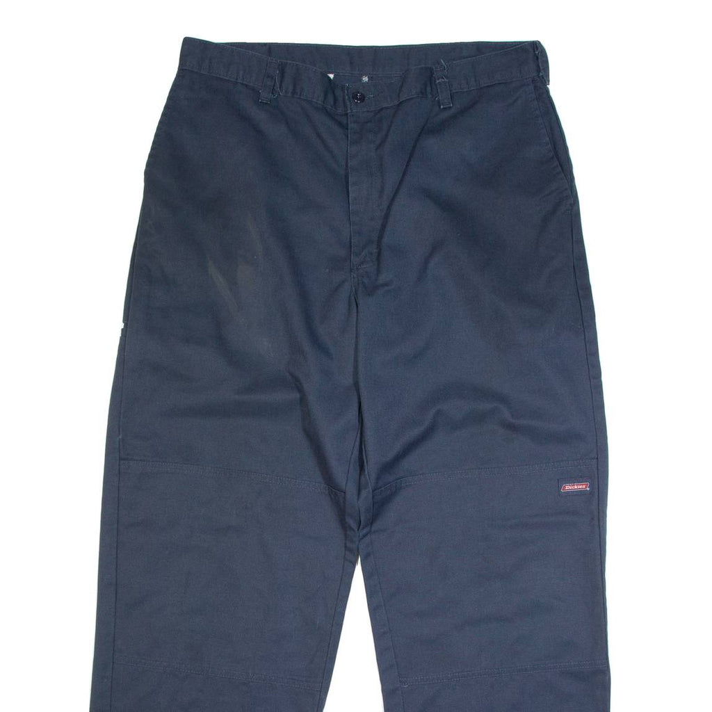 DICKIES Chino Style Workwear Mens Trousers Blue Classic Straight W35 L31