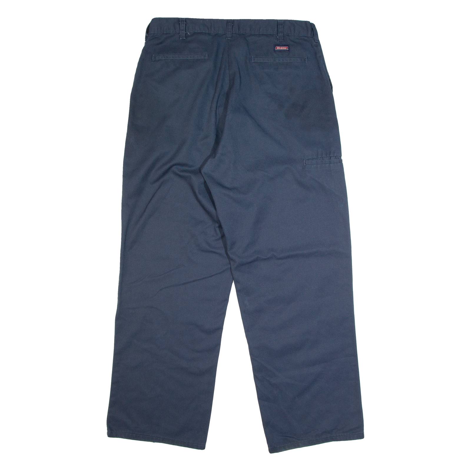 DICKIES Chino Style Workwear Mens Trousers Blue Classic Straight W35 L31