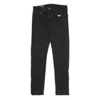 LEVI'S 512 BIG E Mens Jeans Black Slim Skinny Denim W28 L30 Classic Zip
