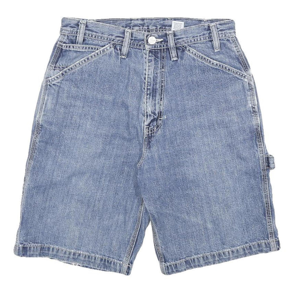 CALVIN KLEIN JEANS Mens Blue Denim Casual Shorts M W28 Classic Fit Cotton Blend