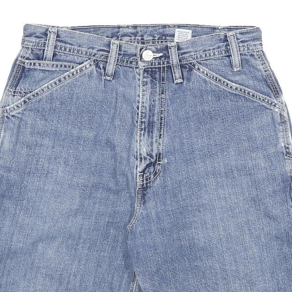 CALVIN KLEIN JEANS Mens Blue Denim Casual Shorts M W28 Classic Fit Cotton Blend