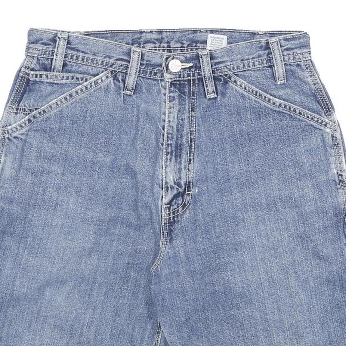CALVIN KLEIN JEANS Mens Blue Denim Casual Shorts M W28 Classic Fit Cotton Blend