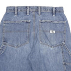 CALVIN KLEIN JEANS Mens Blue Denim Casual Shorts M W28 Classic Fit Cotton Blend