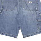 CALVIN KLEIN JEANS Mens Blue Denim Casual Shorts M W28 Classic Fit Cotton Blend