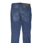 LEVI'S Womens Regular Fit Blue Denim Skinny Jeans W27 L31 Classic Zip Closure