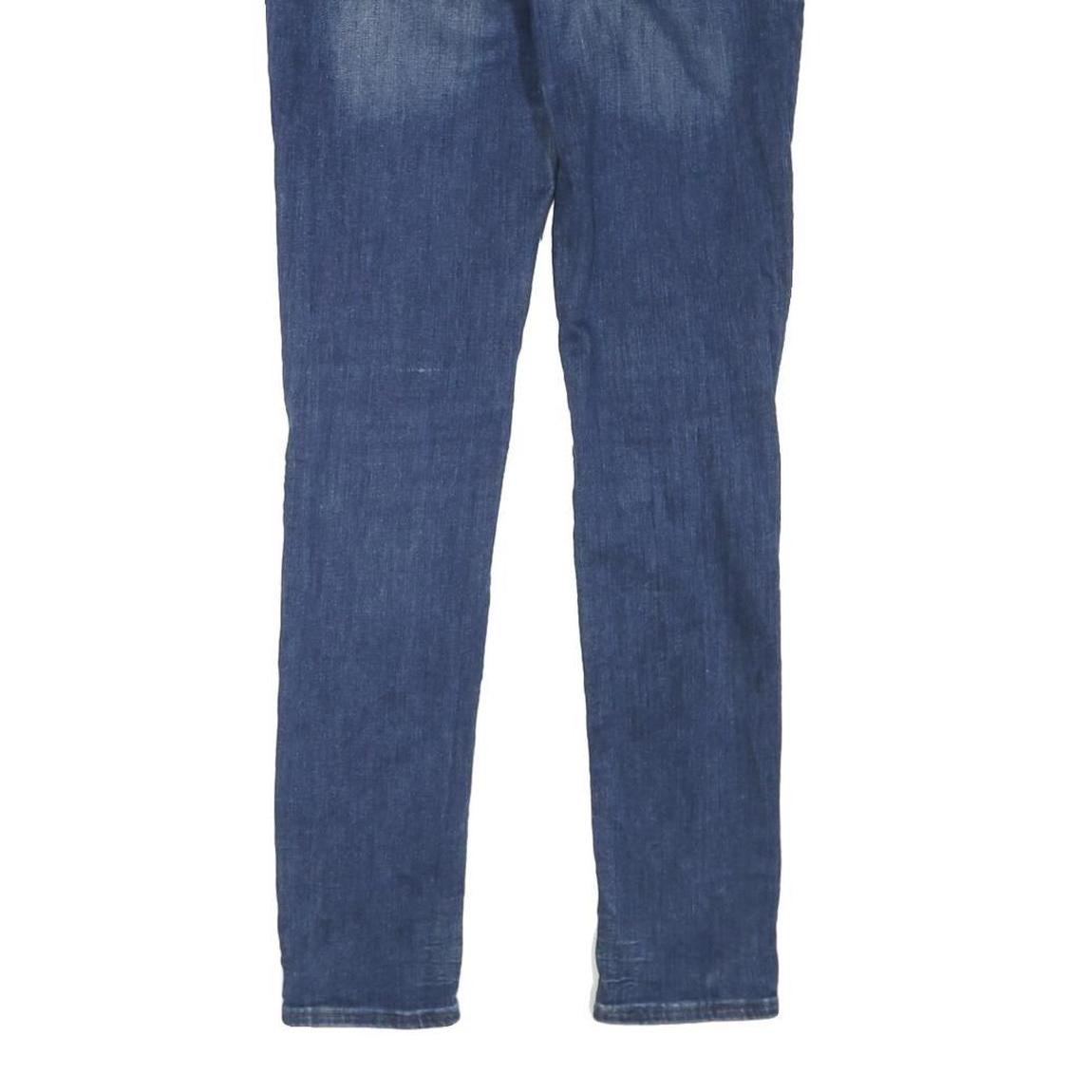 LEVI'S Womens Regular Fit Blue Denim Skinny Jeans W27 L31 Classic Zip Closure