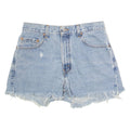 LEVI'S Altered 505 Womens Denim Shorts Blue S W28