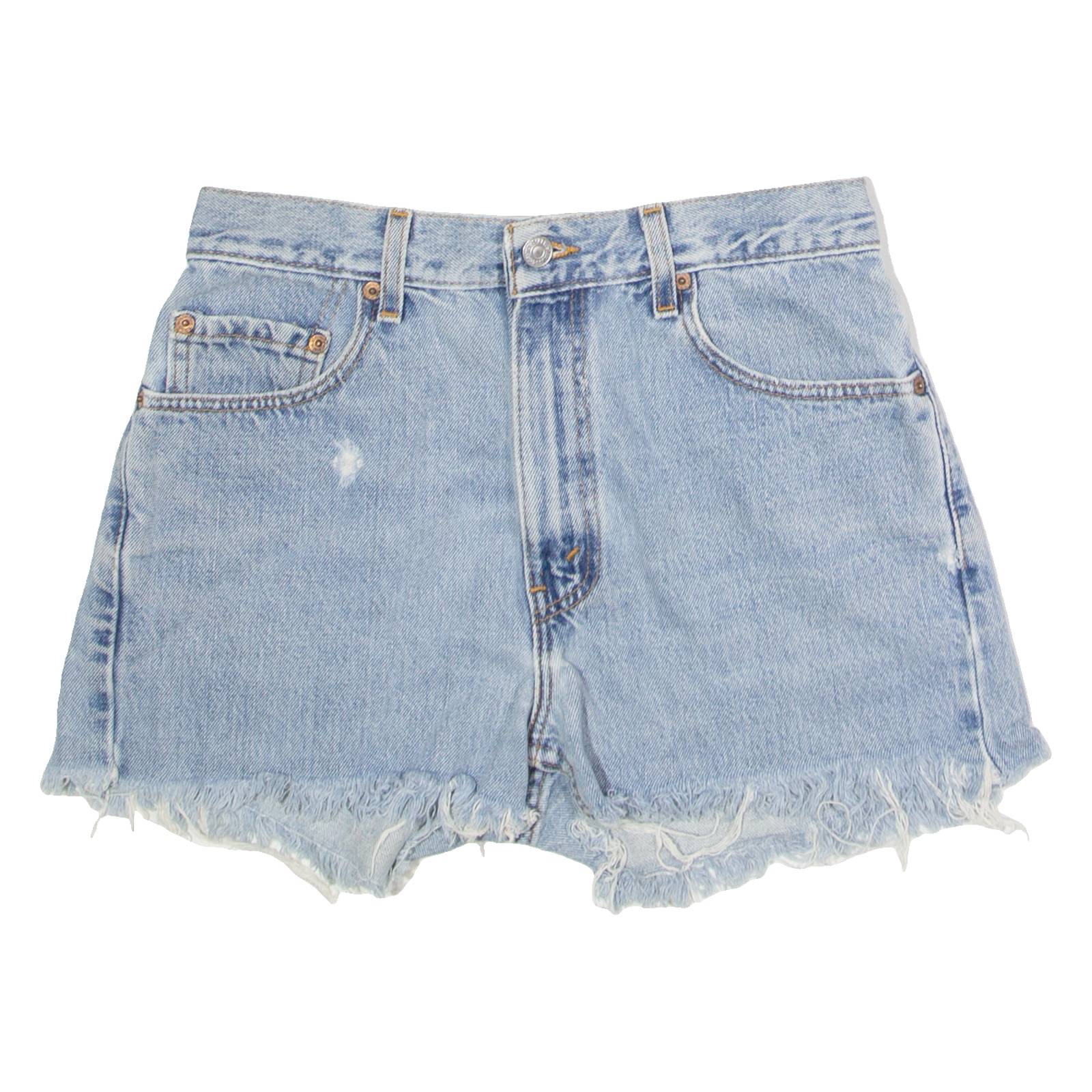 LEVI'S Altered 505 Womens Denim Shorts Blue S W28