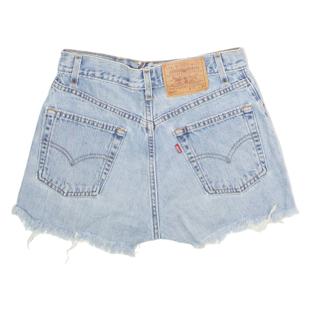 LEVI'S Altered 505 Womens Denim Shorts Blue S W28
