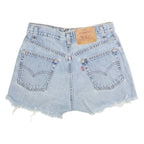 LEVI'S Altered 505 Womens Denim Shorts Blue S W28