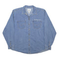 LEVI'S Womens Blue Denim Shirt XL Cotton Button Front Casual Wear