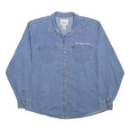 LEVI'S Womens Blue Denim Shirt XL Cotton Button Front Casual Wear