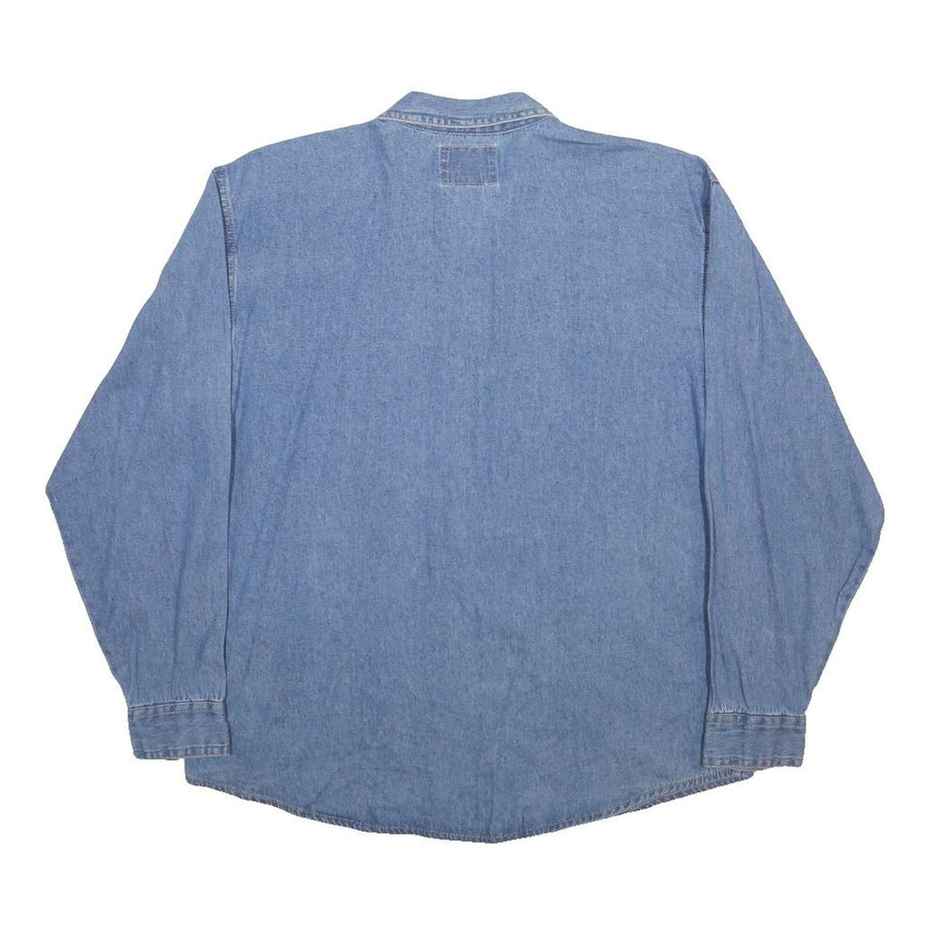 LEVI'S Womens Blue Denim Shirt XL Cotton Button Front Casual Wear
