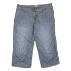 RIVIERA HOTEL Mens Cotton Blend Blue Casual Shorts L W36 Relaxed Fit