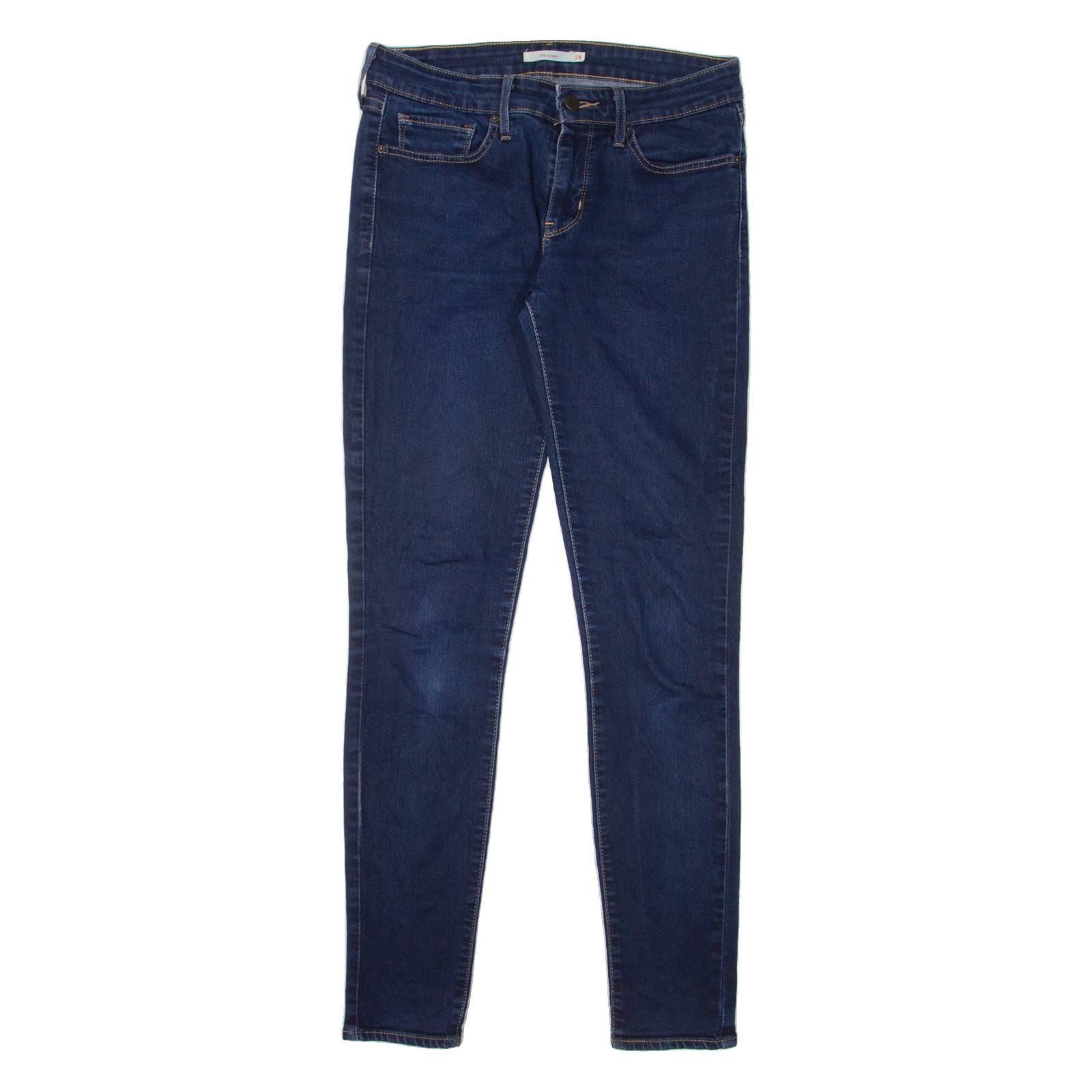 LEVI'S 711 Womens Jeans Blue Slim Skinny W28 L32