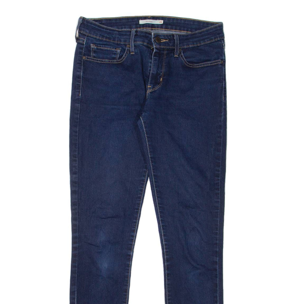 LEVI'S 711 Womens Jeans Blue Slim Skinny W28 L32