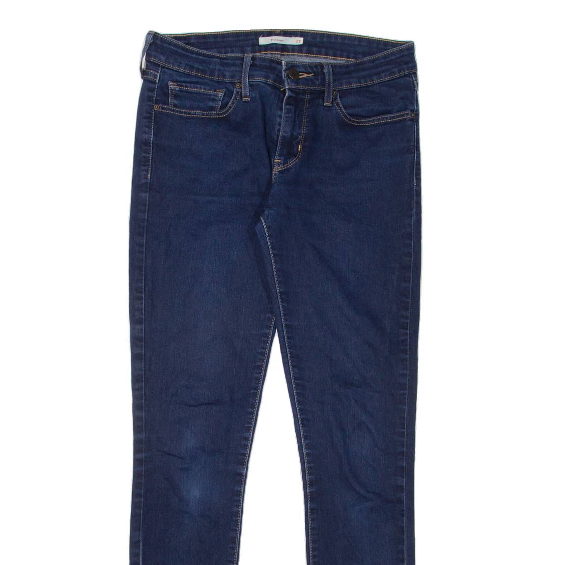 LEVI'S 711 Womens Jeans Blue Slim Skinny W28 L32