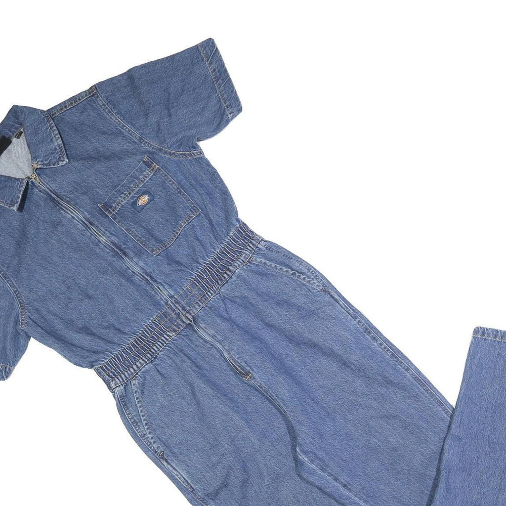 DICKIES Womens Blue Denim Dungarees Regular Fit Cotton Blend M W30 L28 Utility