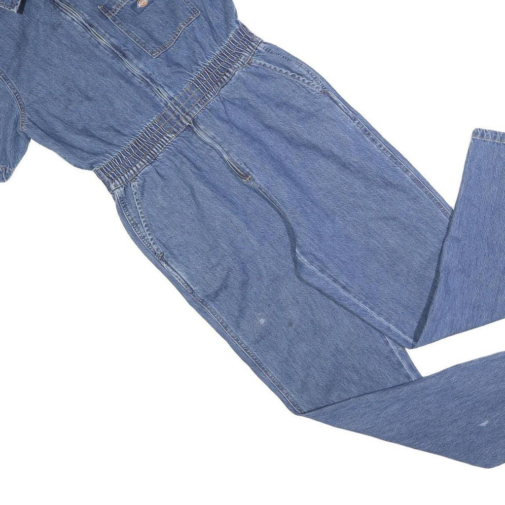 DICKIES Womens Blue Denim Dungarees Regular Fit Cotton Blend M W30 L28 Utility