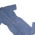 DICKIES Womens Blue Denim Dungarees Regular Fit Cotton Blend M W30 L28 Utility