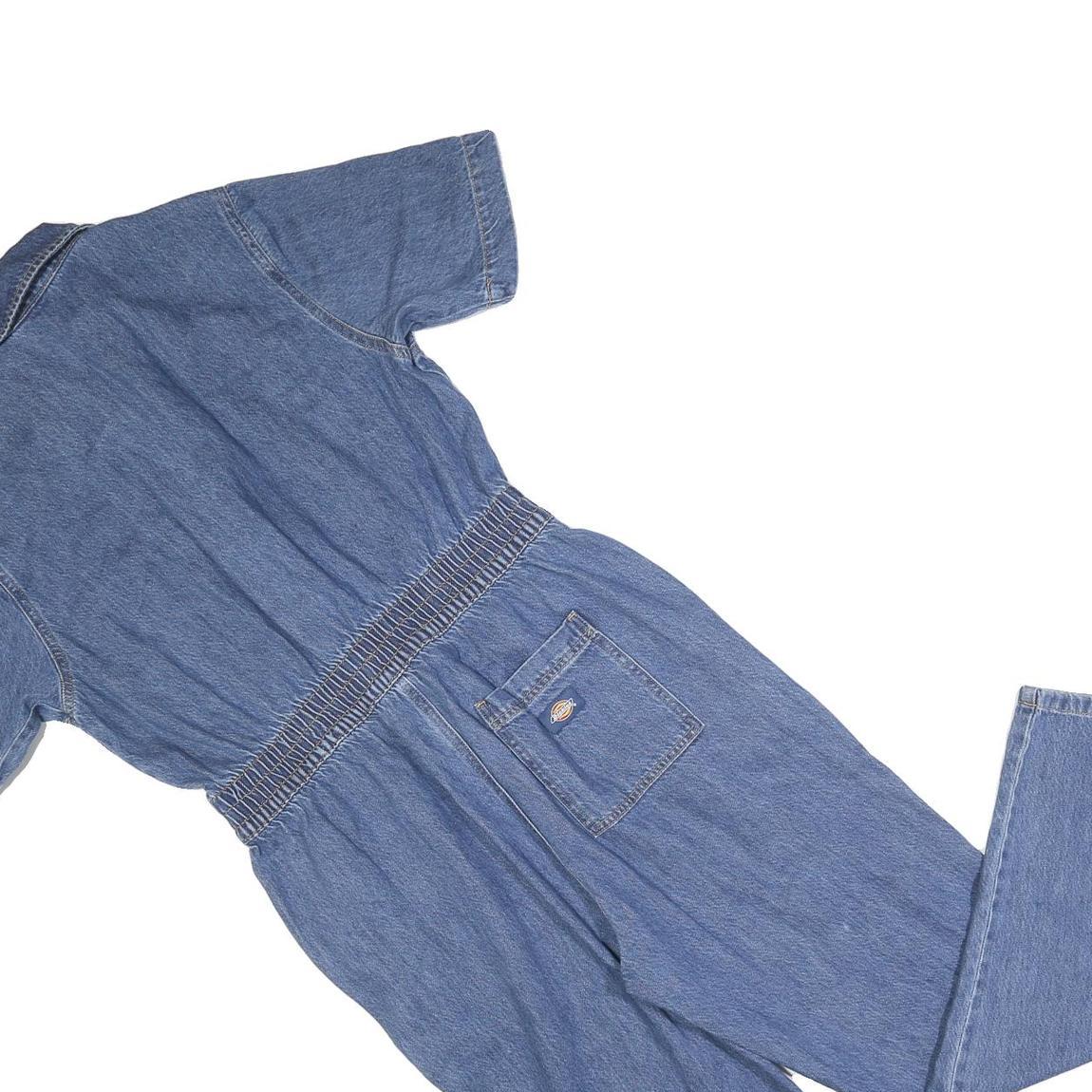 DICKIES Womens Blue Denim Dungarees Regular Fit Cotton Blend M W30 L28 Utility