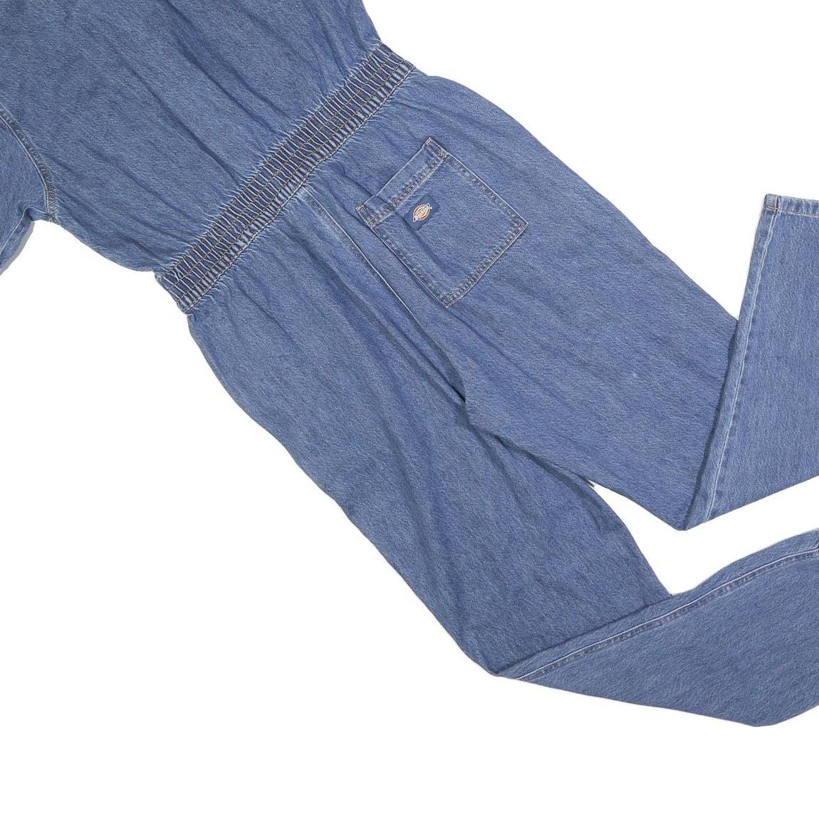 DICKIES Womens Blue Denim Dungarees Regular Fit Cotton Blend M W30 L28 Utility