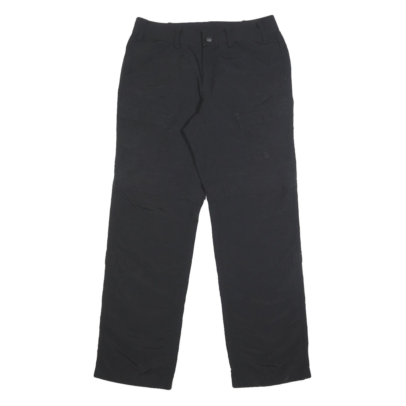 THE NORTH FACE Womens Nylon Black Regular Straight Trousers W30 L31 Outdoor