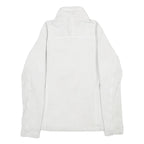 THE NORTH FACE Womens White Jacket M Polyester Zip Outdoor Activewear