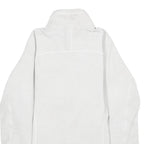 THE NORTH FACE Womens White Jacket M Polyester Zip Outdoor Activewear