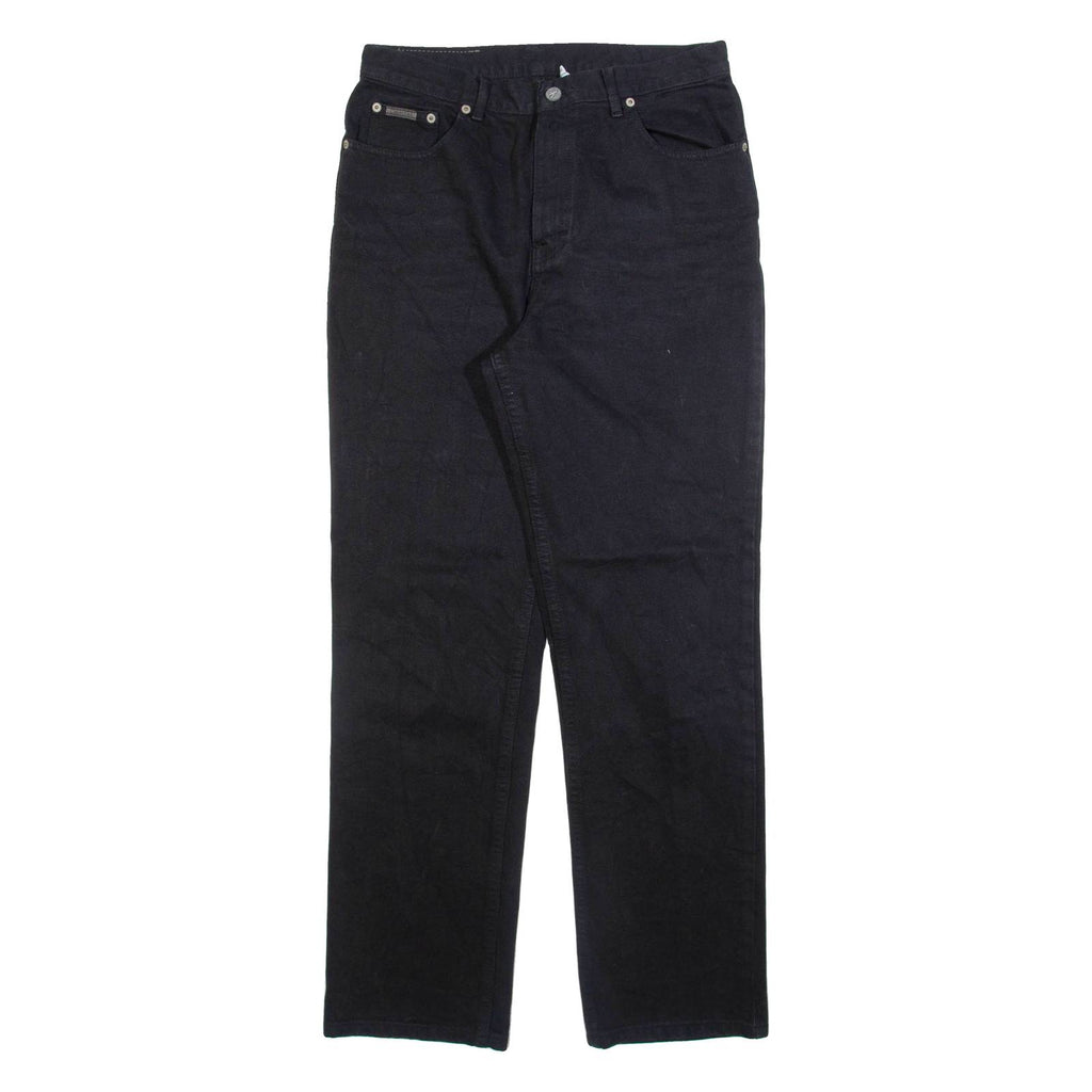 CALVIN KLEIN JEANS Womens Jeans Black Regular Straight W30 L31