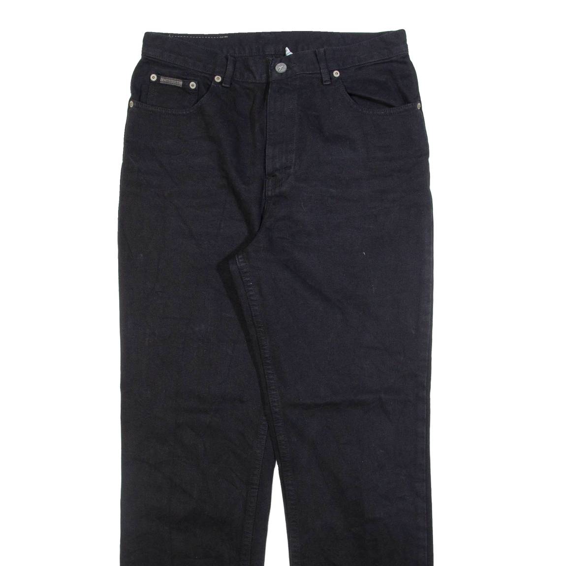 CALVIN KLEIN JEANS Womens Jeans Black Regular Straight W30 L31