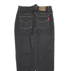 TRAILER Womens Jeans Blue Regular Straight Denim Raw W32 L30 Cotton Blend Zip