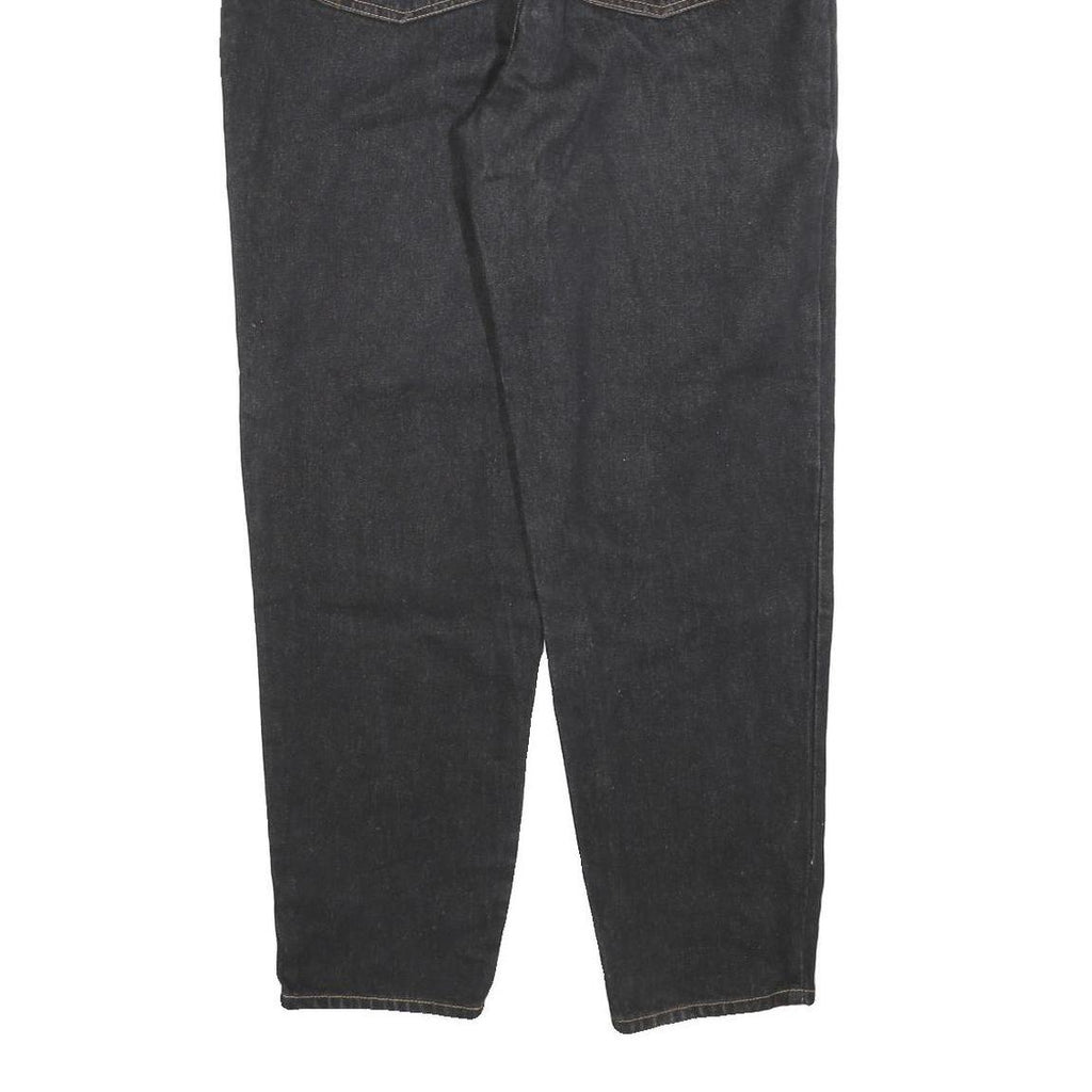 TRAILER Womens Jeans Blue Regular Straight Denim Raw W32 L30 Cotton Blend Zip