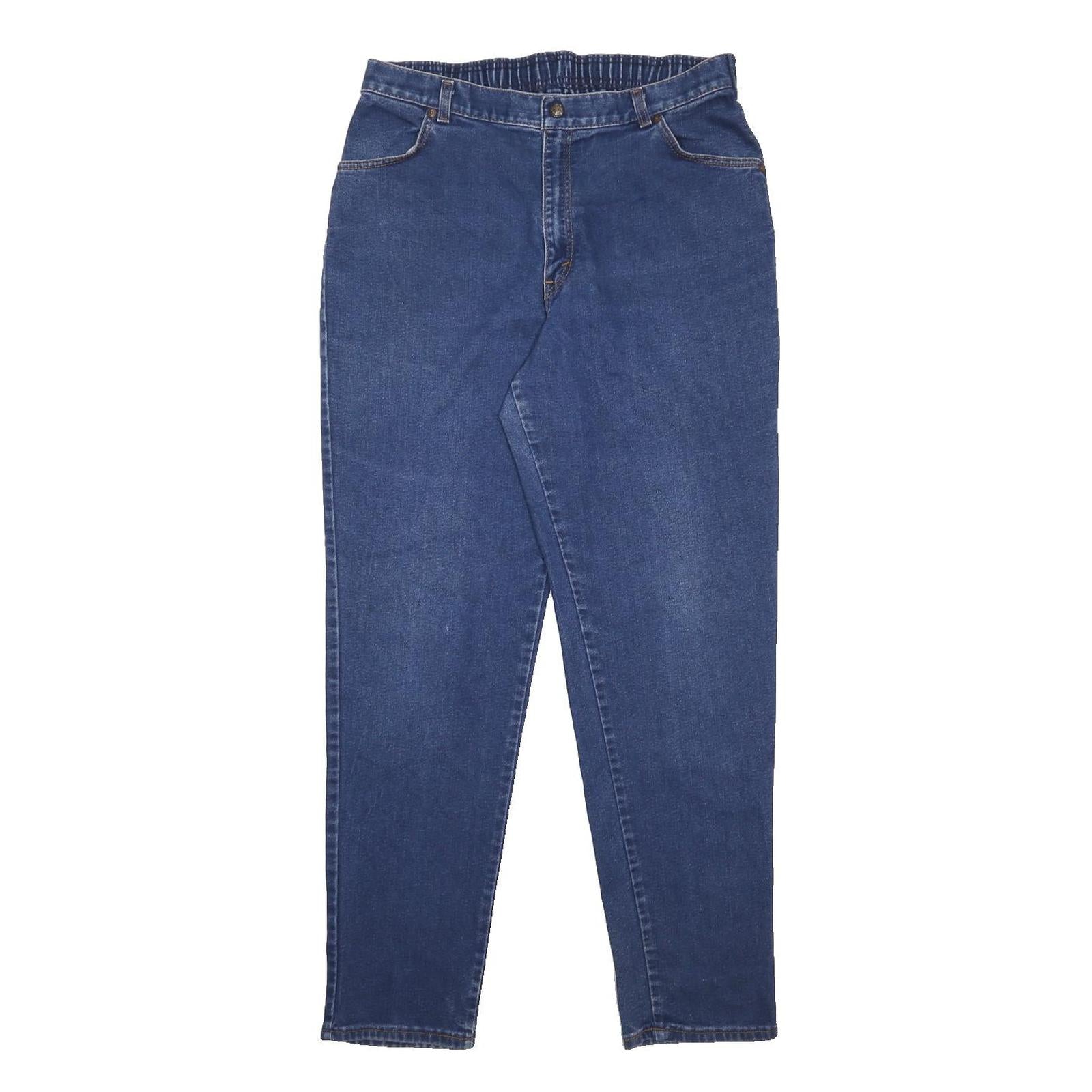 LEVI'S Womens Jeans Blue Regular Skinny Denim Medium W32 L30 Classic Zip Closure