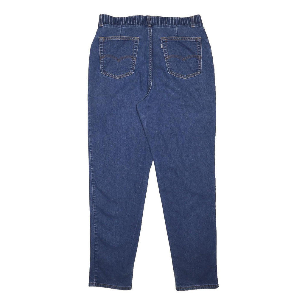 LEVI'S Womens Jeans Blue Regular Skinny Denim Medium W32 L30 Classic Zip Closure