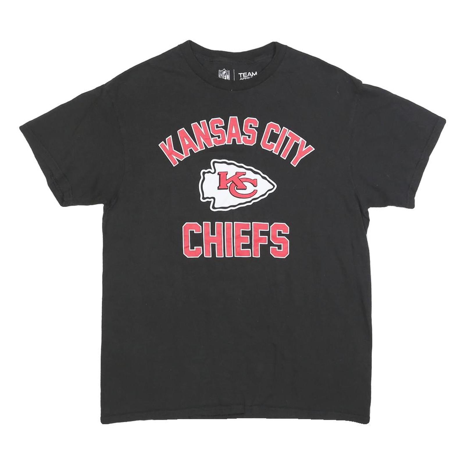 NFL Womens Black Kansas City Chiefs Graphic T-Shirt M Short Sleeve Crew Neck