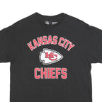 NFL Womens Black Kansas City Chiefs Graphic T-Shirt M Short Sleeve Crew Neck