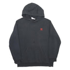 ADIDAS Mens Black Hoodie XL Cotton Blend Pullover Logo Casual Wear